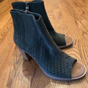 Toms Majorca Peep Toe Booties